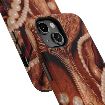 Impact-Resistant Phone Case – Bronze Vanity