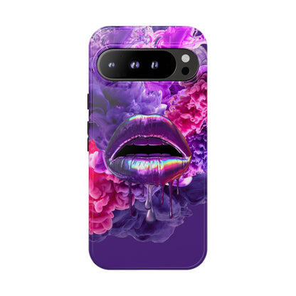 Protective Phone Case – Purple Haze Lips