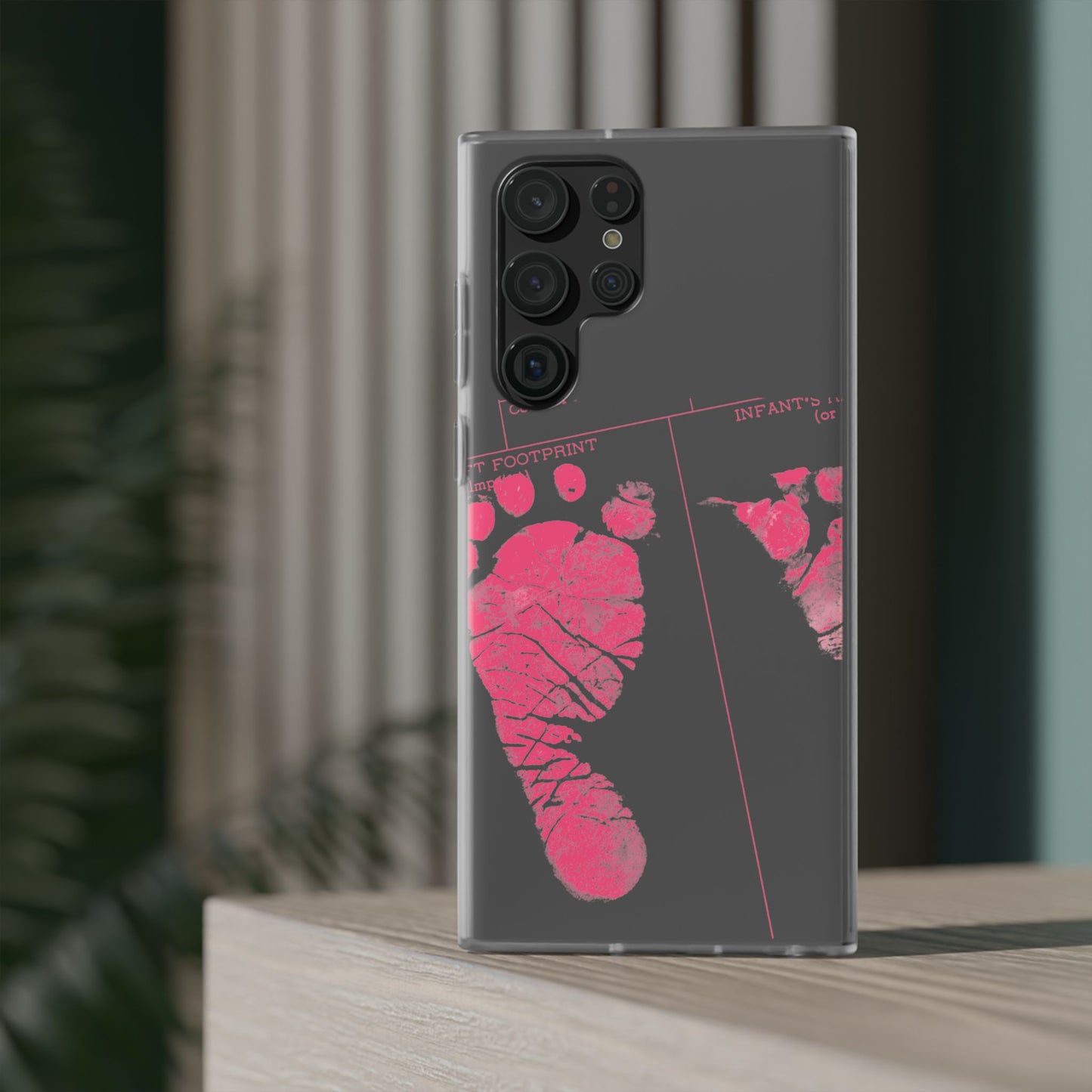 Flexi Case – Mom’s Little Pink Footprints