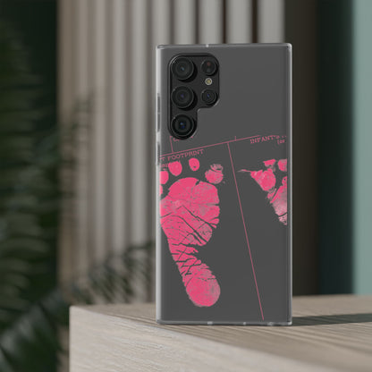 Flexi Case – Mom’s Little Pink Footprints