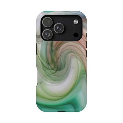 Impact-Resistant Phone Case – Marble Flow