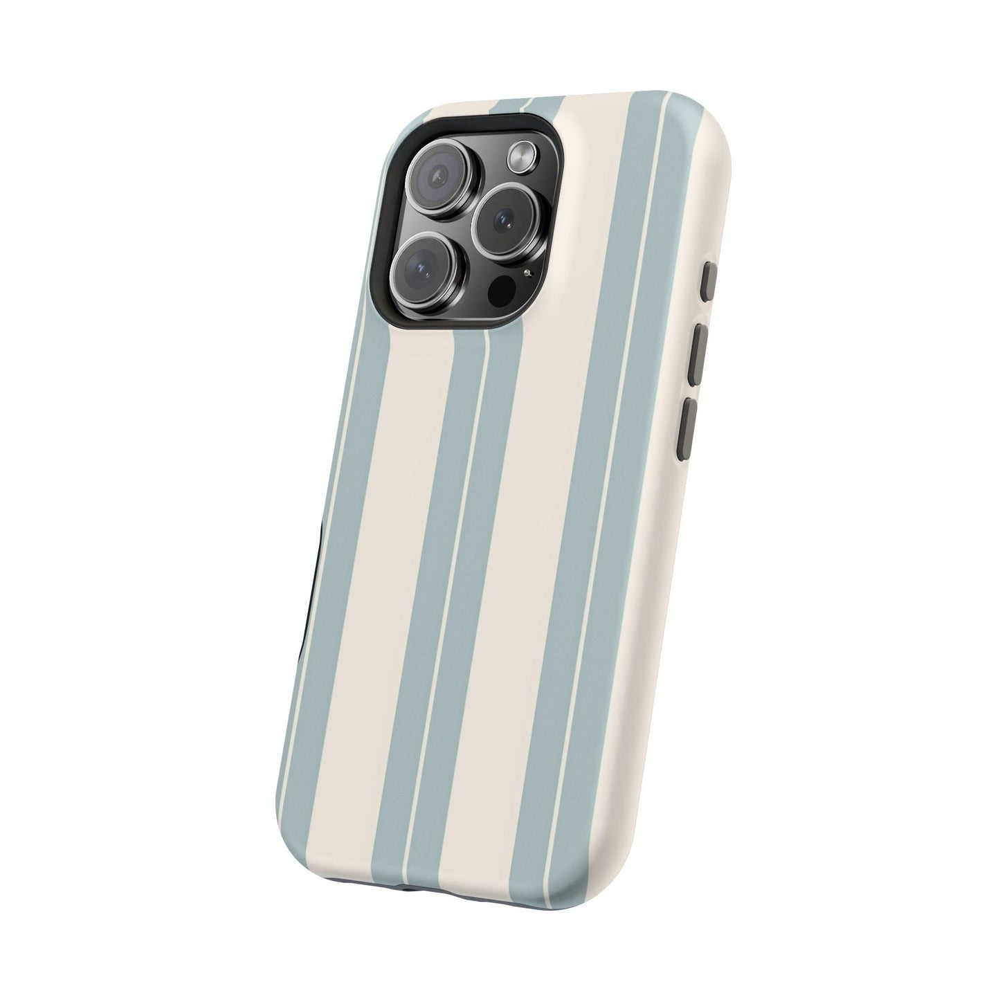 Wireless-Charging Compatible Case – Coastal Stripe