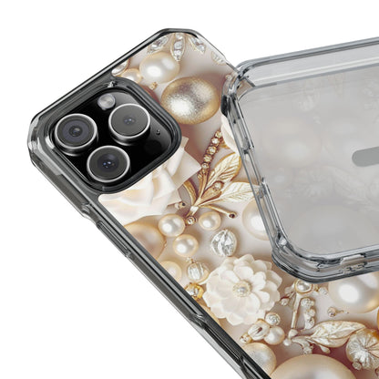 Clear Magnetic Phone Case – Ivory Opulence