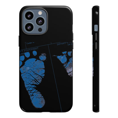 Protective Phone Case – Mom’s Little Blue Footprints