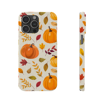 Slim Phone Case – Falling for Pumpkin