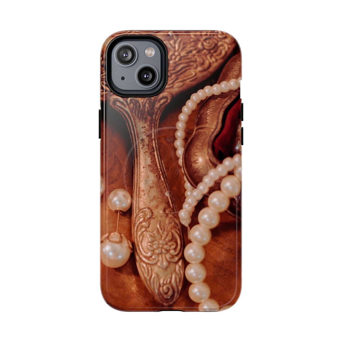 Protective Magnetic Phone Case – Bronze Vanity