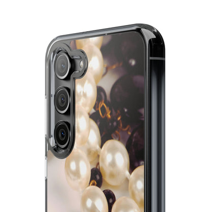 Clear Phone Case – Noir Pearl