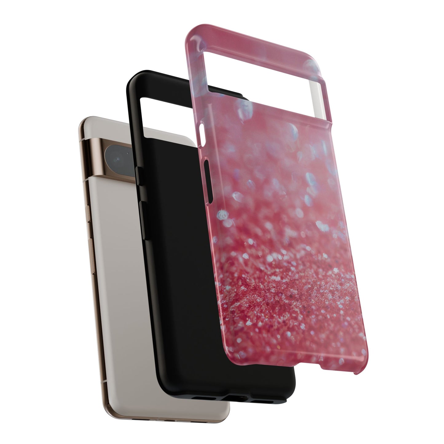 Protective Phone Case – Rosé Sparkle