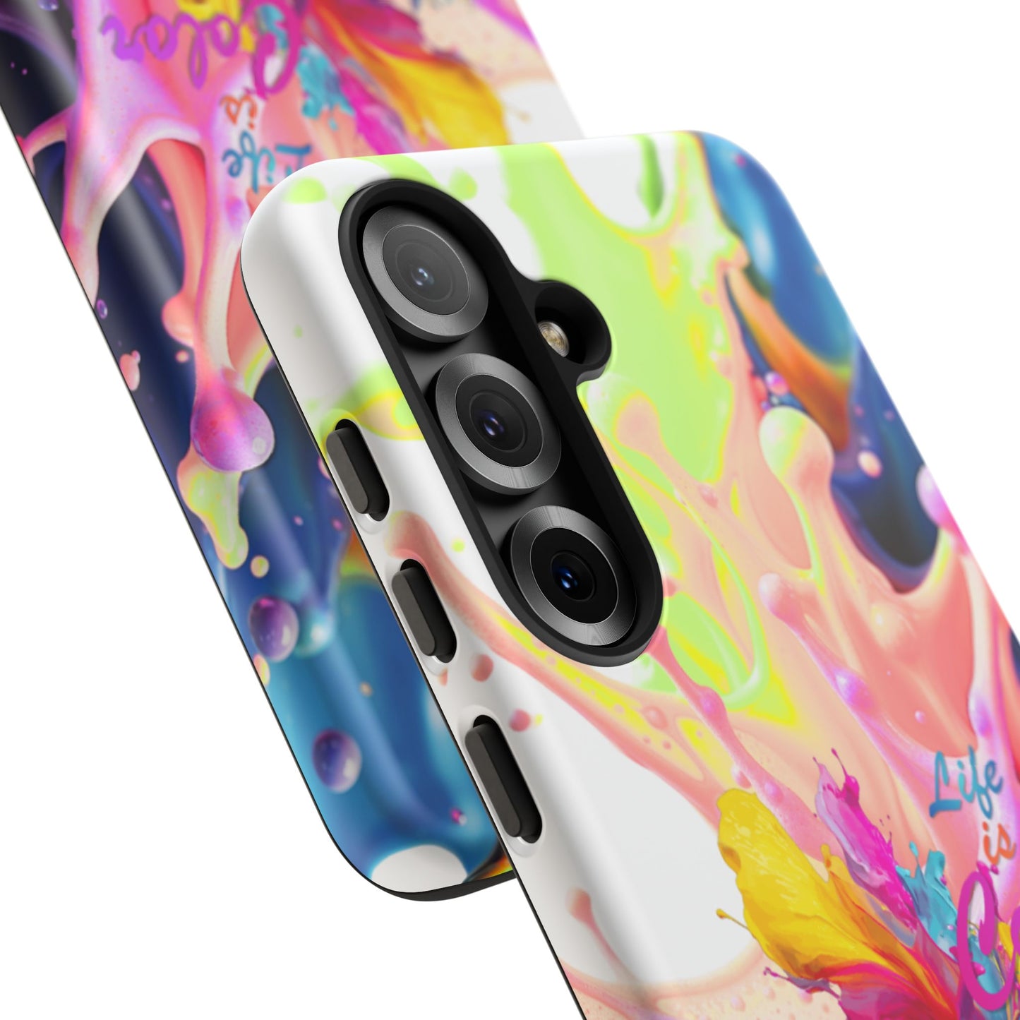Color Splash Phone Case — “Life in Color” Protective Tough Case