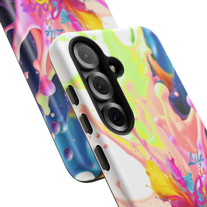 Color Splash Phone Case — “Life in Color” Protective Tough Case