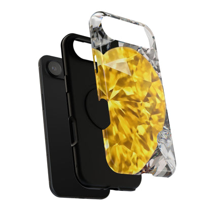 Impact-Resistant Phone Case – Heart of Gold