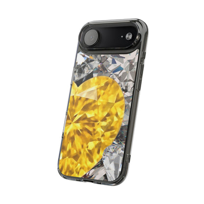 Clear Phone Case – Heart of Gold