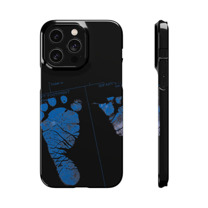 Snap Phone Case – Mom’s Little Blue Footprints