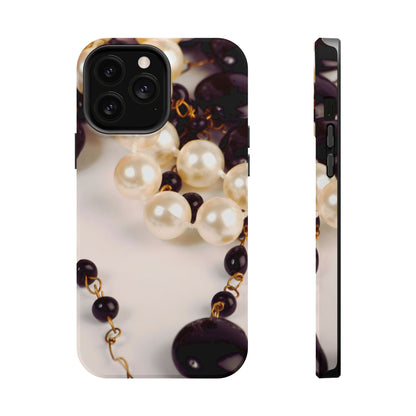 Wireless-Charging Compatible Case – Noir Pearl
