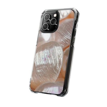 Clear Magnetic Phone Case – Blush Pearl