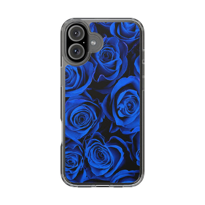 Clear Phone Case – Midnight Bloom