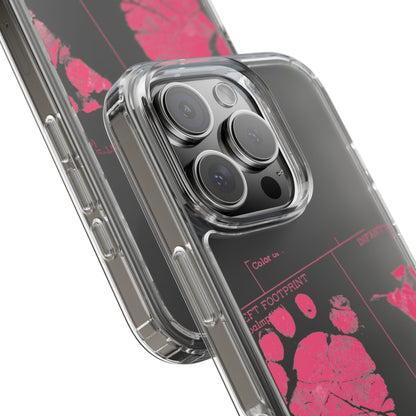 Clear Phone Case – Mom’s Little Pink Footprints