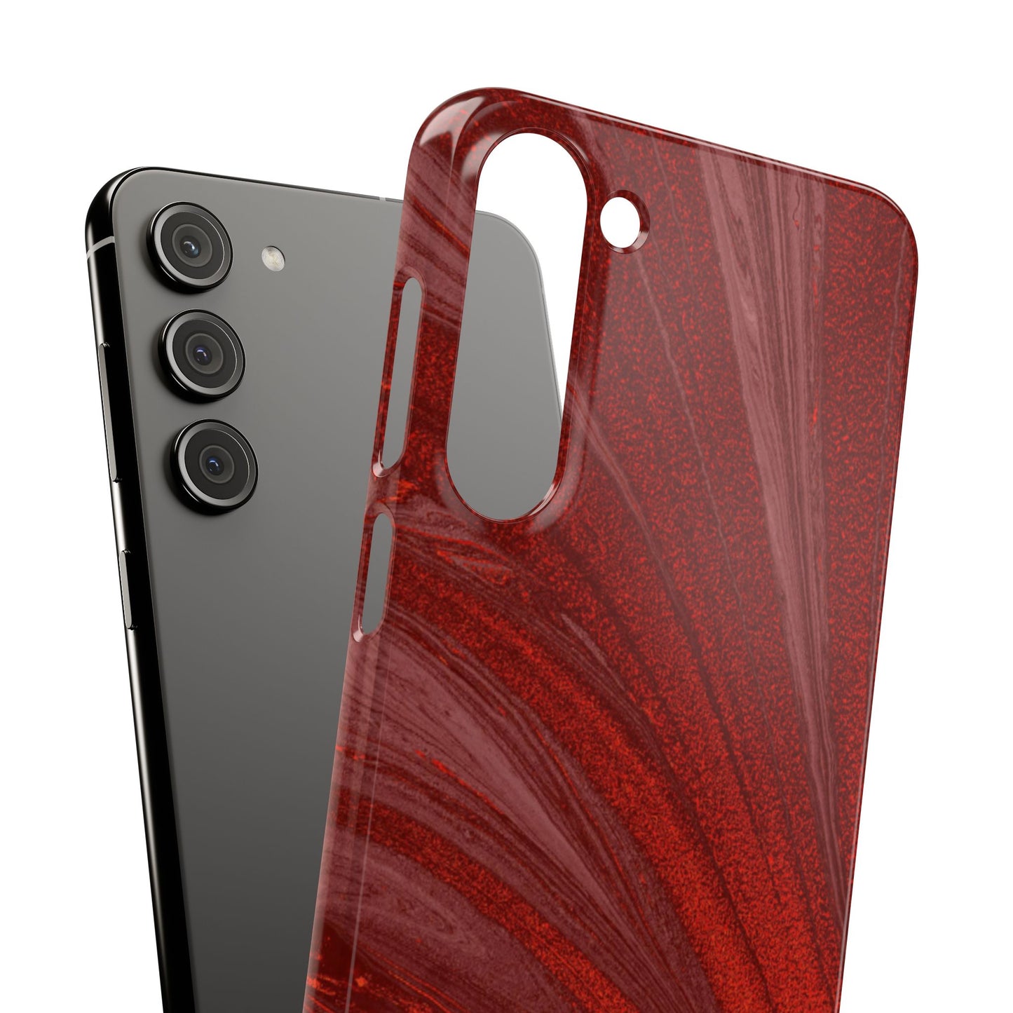 Snap Phone Case – Crimson Current