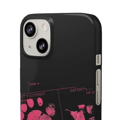 Snap Phone Case – Mom’s Little Pink Footprints