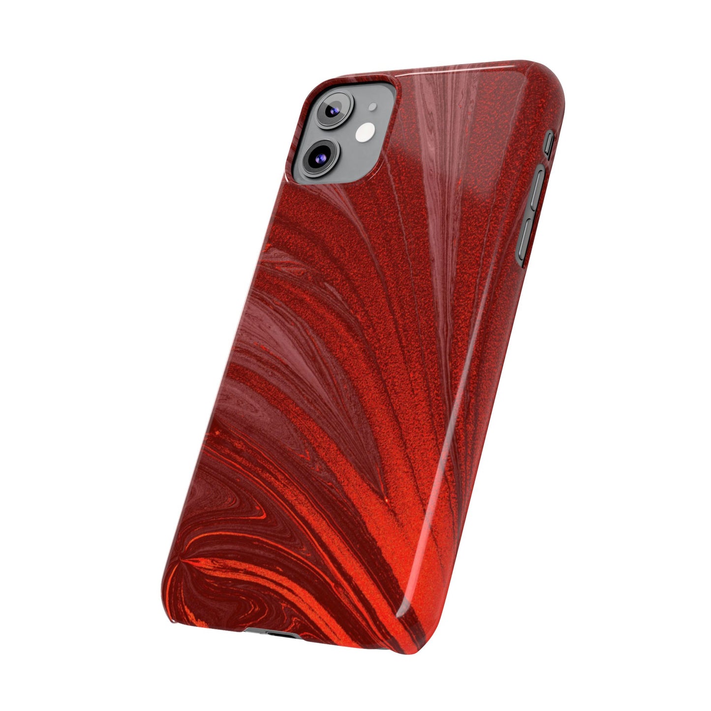 Slim Phone Case — Crimson Current