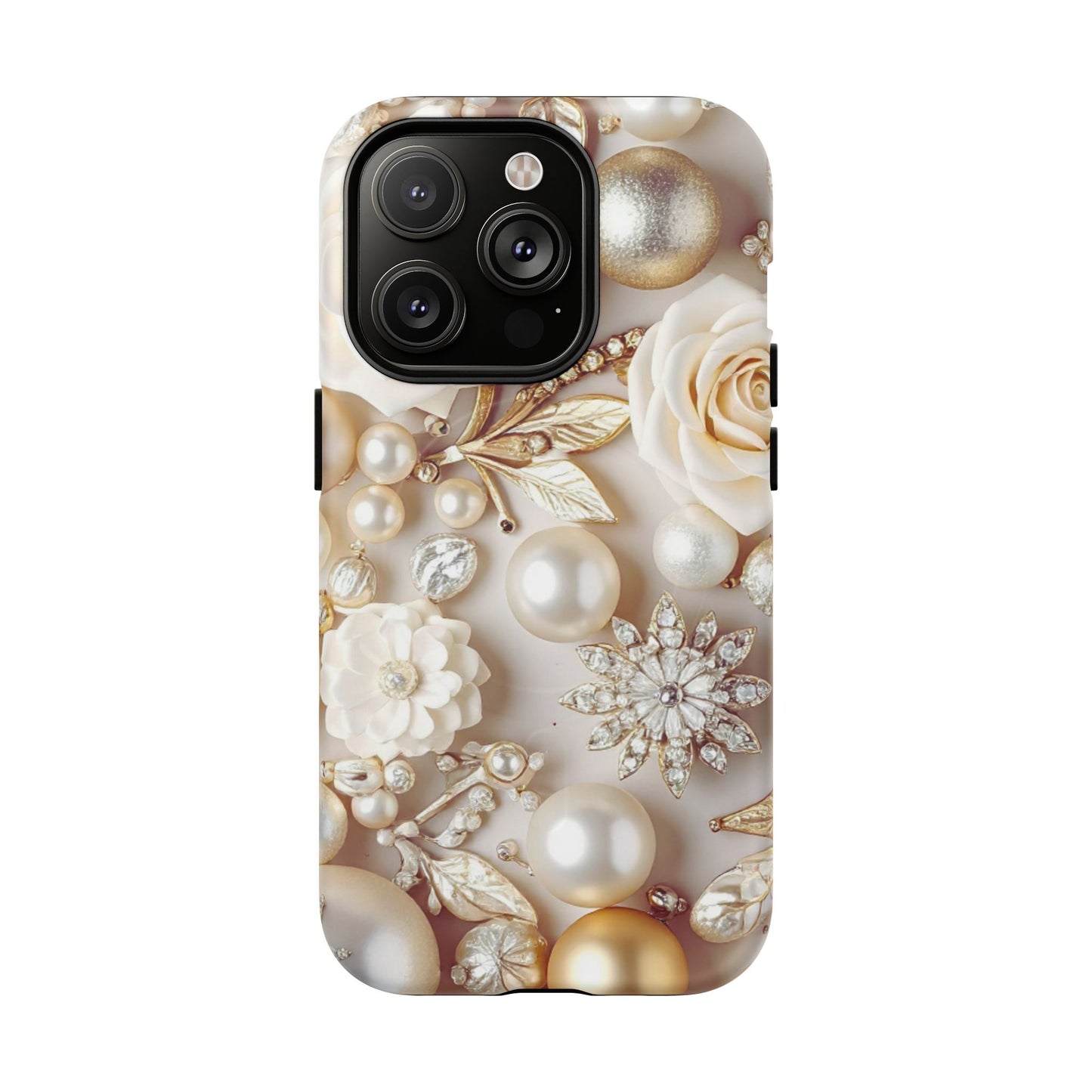 Protective Magnetic Phone Case – Ivory Opulence