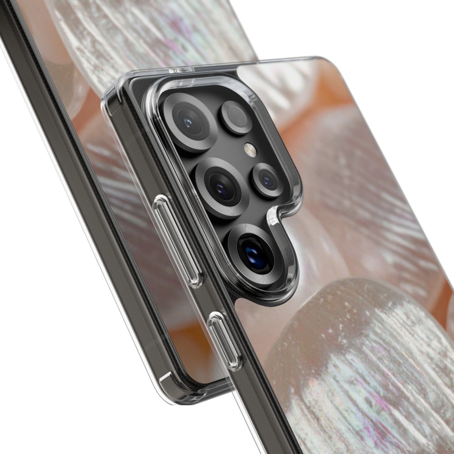 Clear Phone Case – Blush Pearl