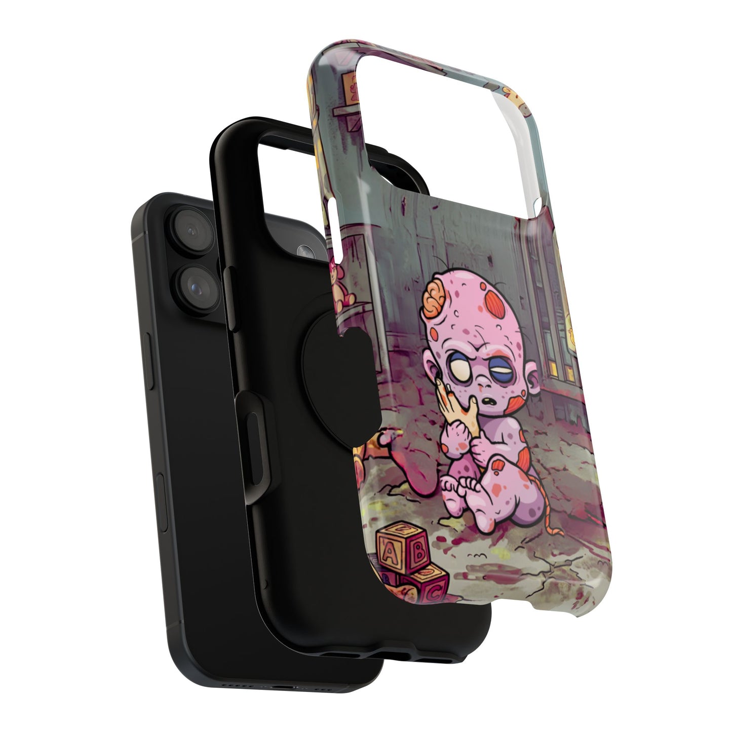 Zombie Baby Phone Case — Cute Creepy Impact-Resistant iPhone Case