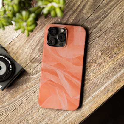 Slim Phone Case – Coral Veil