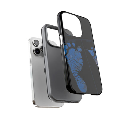 Protective Phone Case – Mom’s Little Blue Footprints