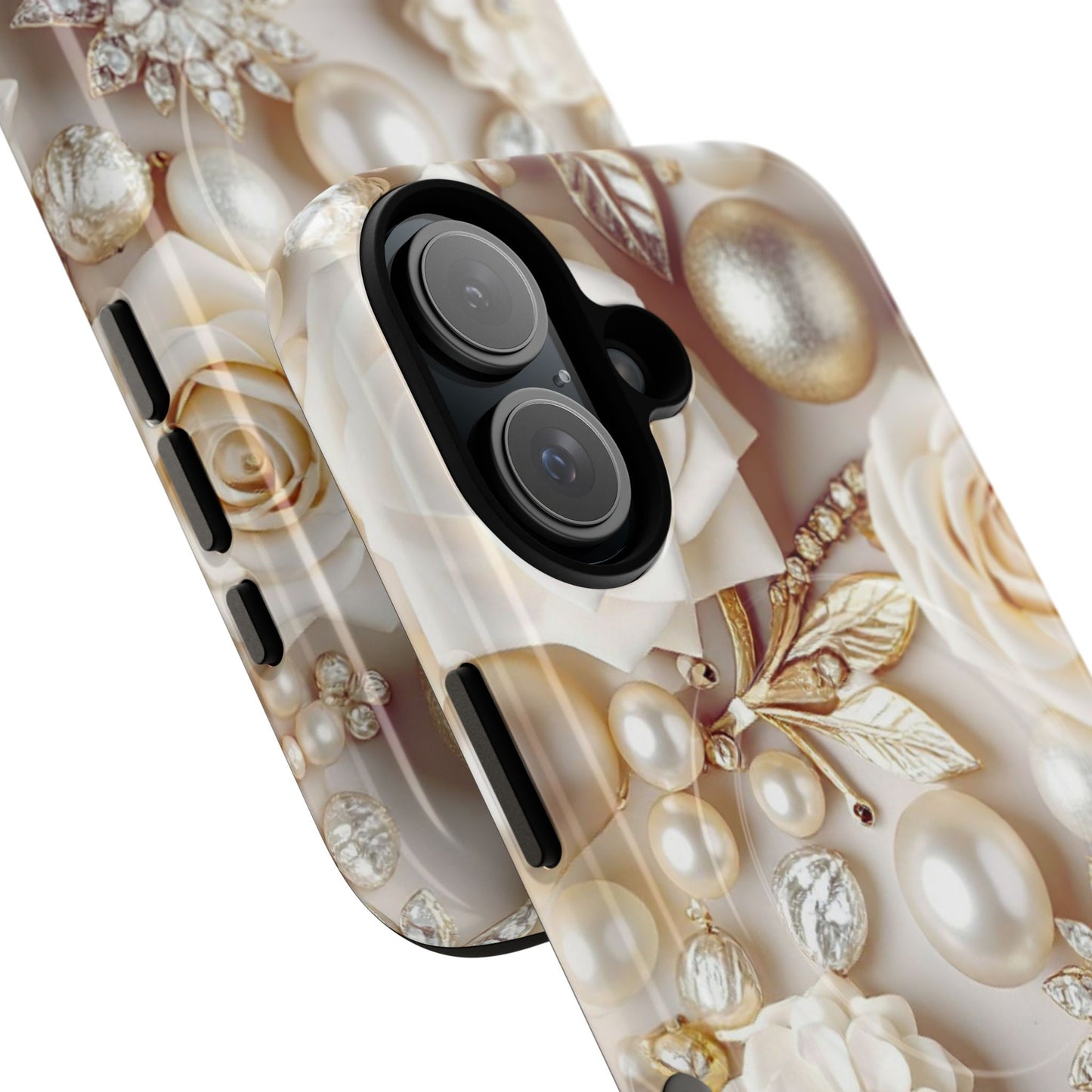 Protective Magnetic Phone Case – Ivory Opulence