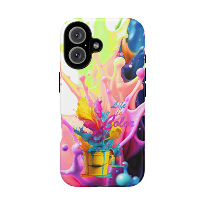 Color Splash Phone Case — “Life in Color” Protective Tough Case