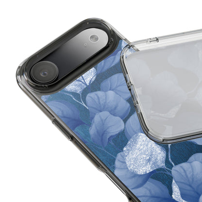 Clear Phone Case – October Blues – Compatible with iPhone 13–17 & Samsung Galaxy S25–S26 Series