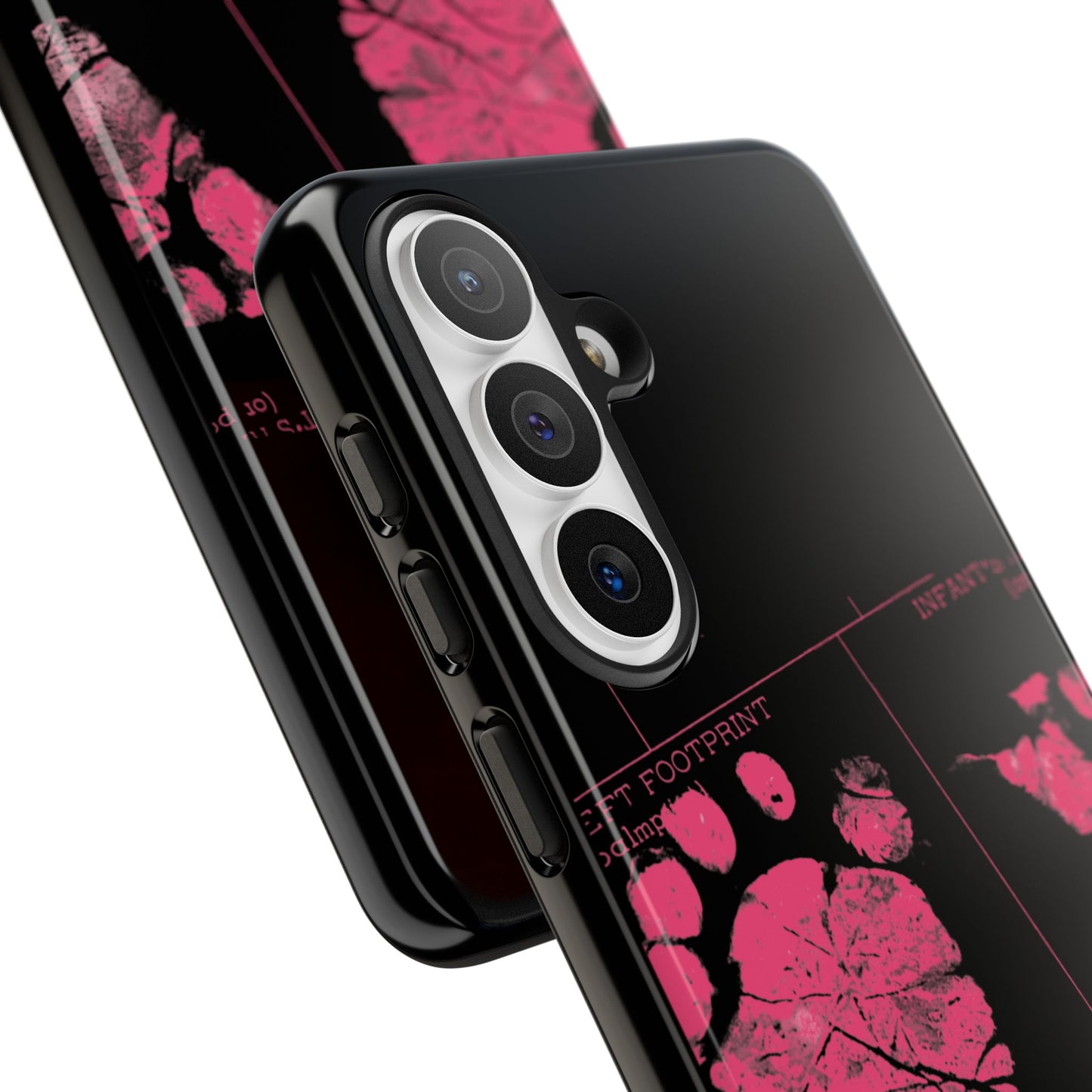 Protective Phone Case – Mom’s Little Pink Footprints