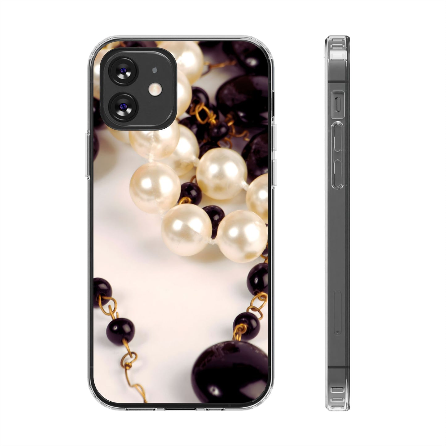 Clear Magnetic Phone Case – Noir Pearl