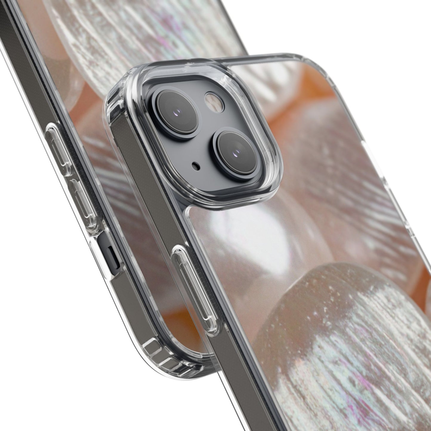 Clear Phone Case – Blush Pearl