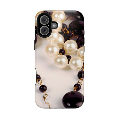 Wireless-Charging Compatible Case – Noir Pearl