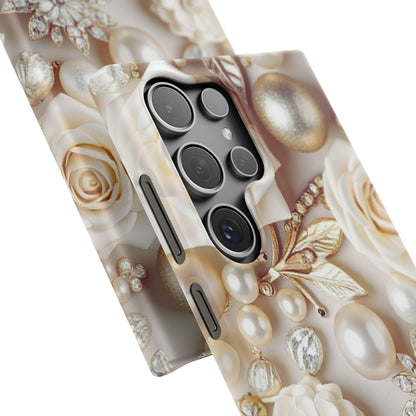 Snap Phone Case – Ivory Opulence