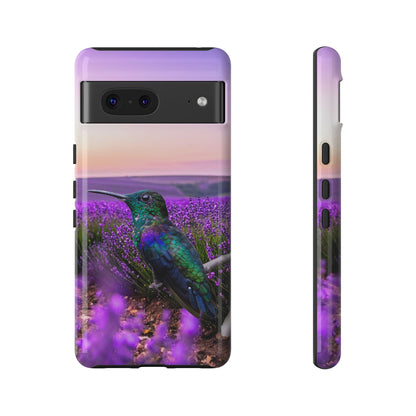 Protective Phone Case – Hummingbird Reverie