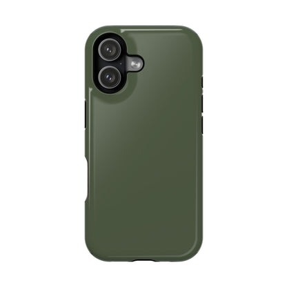Impact-Resistant Phone Case — Military Green Protective Shockproof Cover