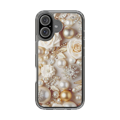 Clear Phone Case – Ivory Opulence