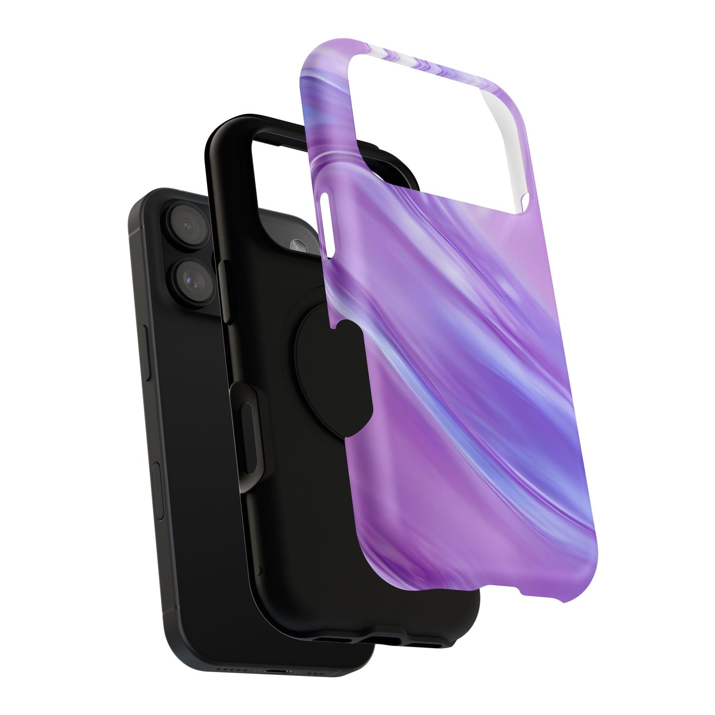 Impact-Resistant Phone Case – Lavender Wave