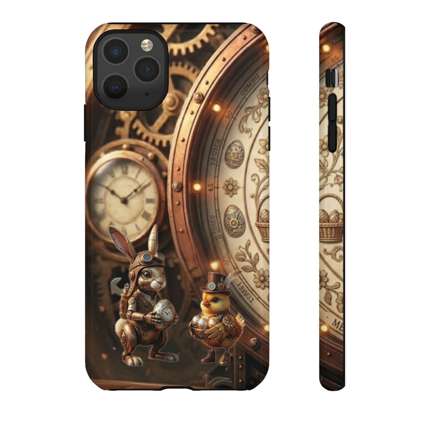 Protective Phone Case – Clockwork Cottontail