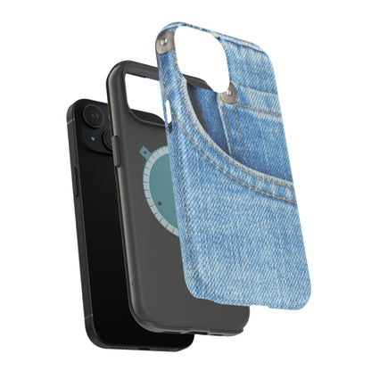Wireless-Charging Compatible Case – Blue Jean Baby