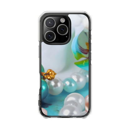 Clear Magnetic Phone Case – Mermaid's Pearl