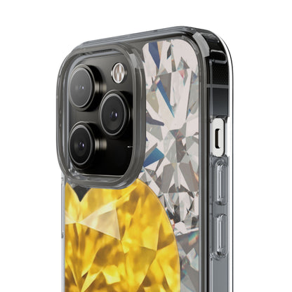 Clear Phone Case – Heart of Gold