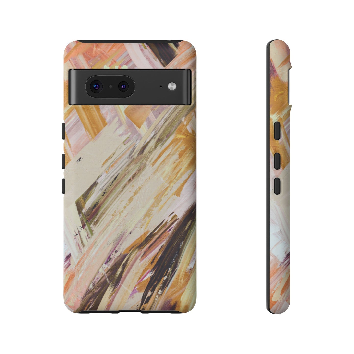 Protective Phone Case – Brush & Bronze