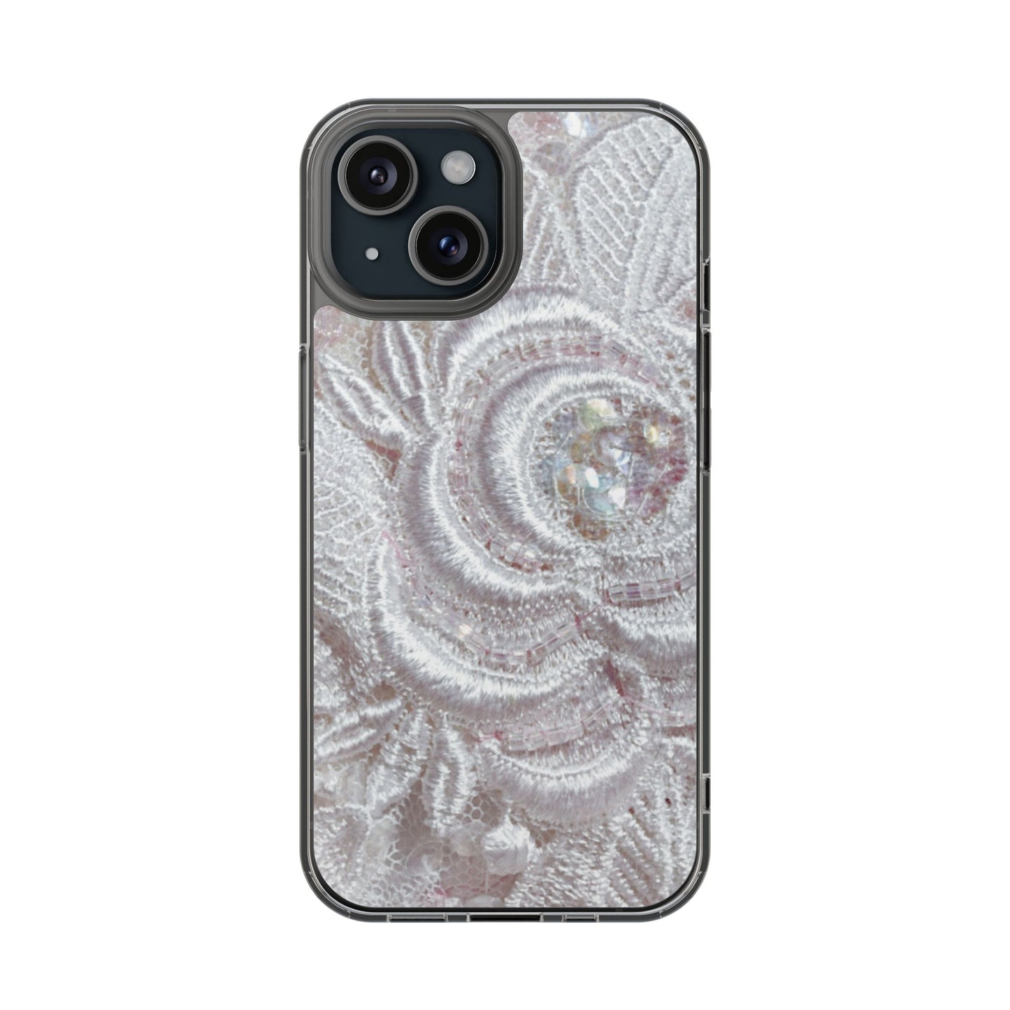 Clear Phone Case – Lace Veil