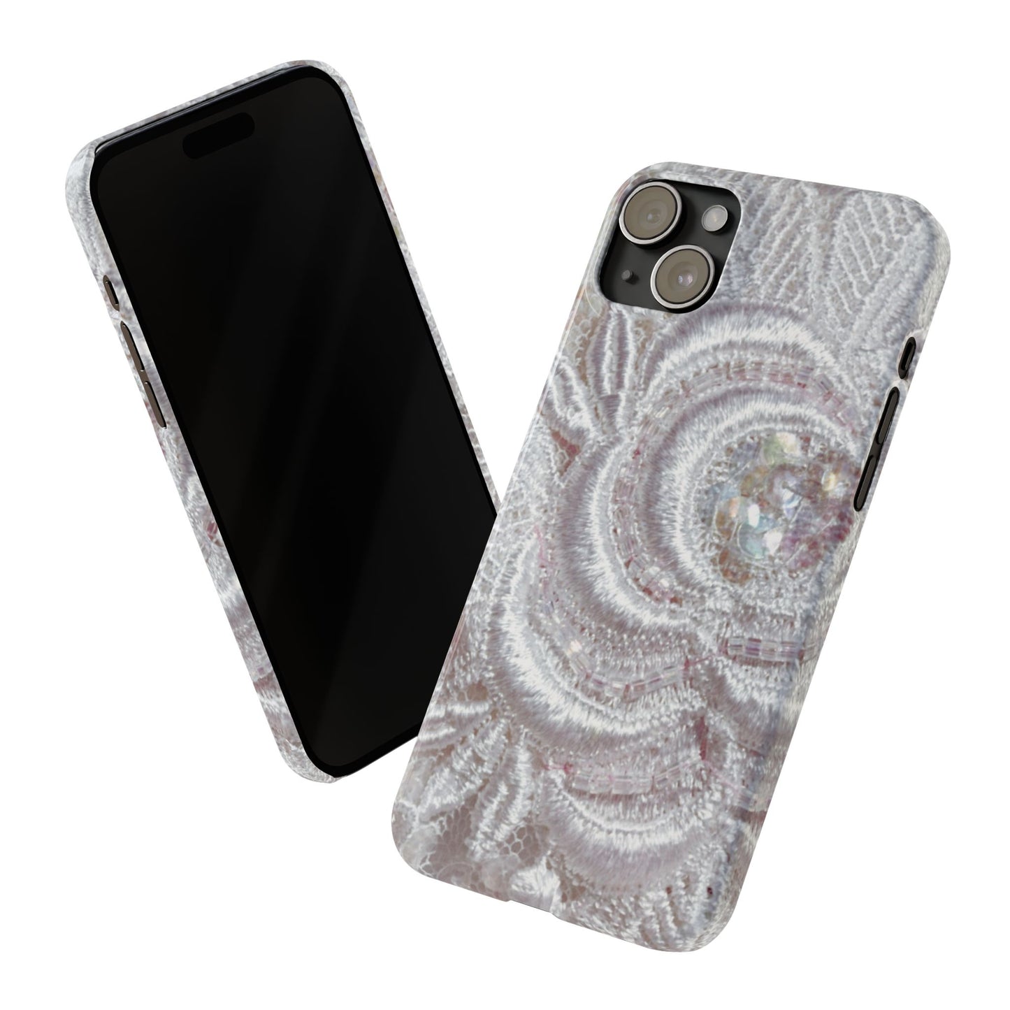Slim Phone Case – Lace Veil