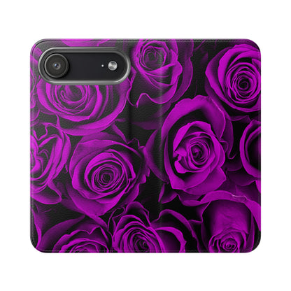 Flip Case – Amethyst Roses