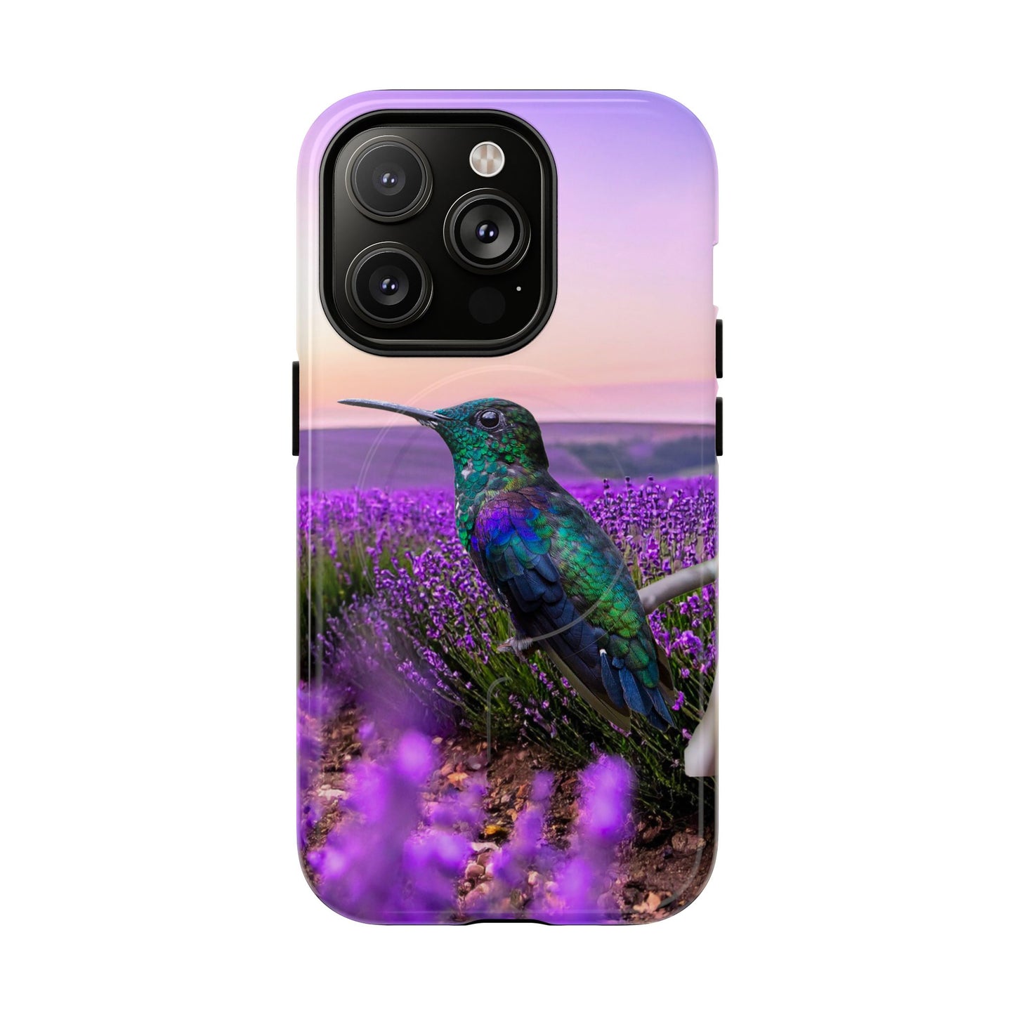 Protective Magnetic Phone Case – Hummingbird Reverie